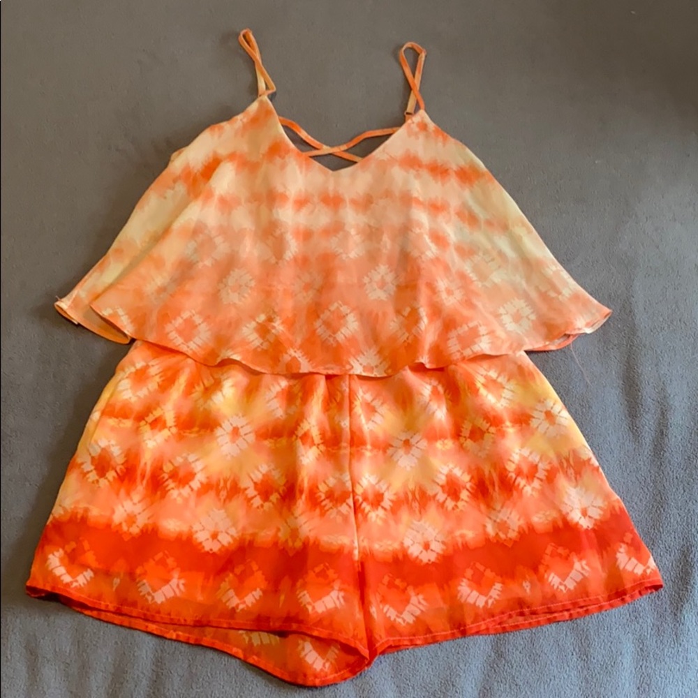 Sunset colors Romper